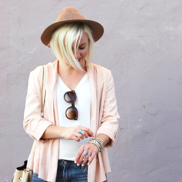 H&M Jackets & Blazers - Light Pink Blazer